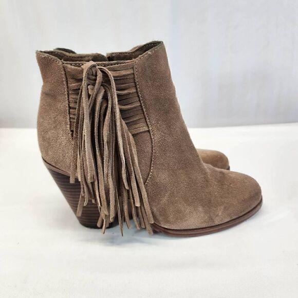Vince Camuto Harlin Bootie in Wild Mushroom Tassles Size 7M - Picture 6 of 11
